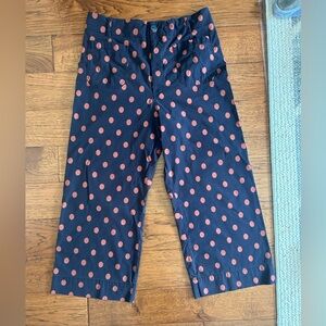 WORN BUT IN GREAT CONDITION: SIZE 34 ANTHROPOLOGIE MAEVE COLETTE POLKA DOT PANT
